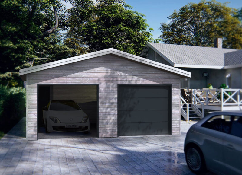 garage bois 36 m2