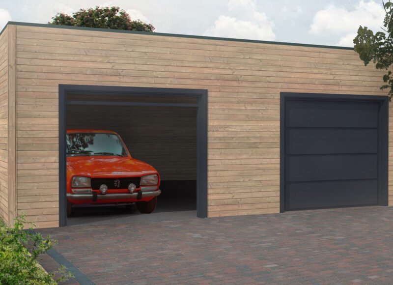 Garage bois 60 m2