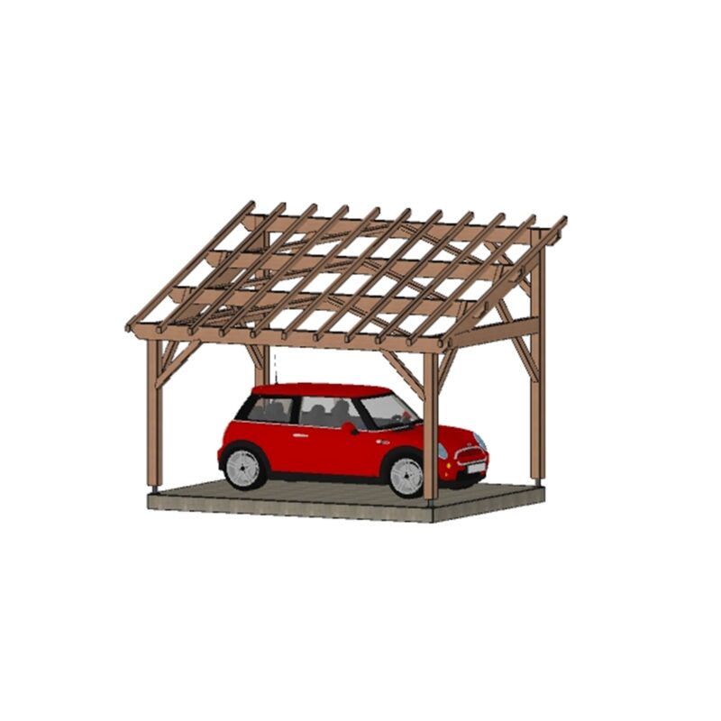 Abri voiture Eco Angers. 350*450cm