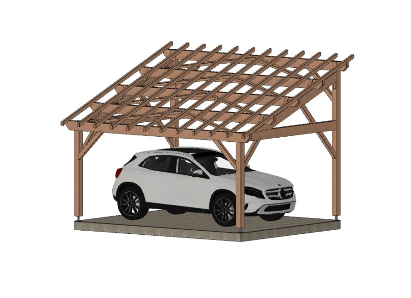 Abri voiture Eco Paris. 400*500cm