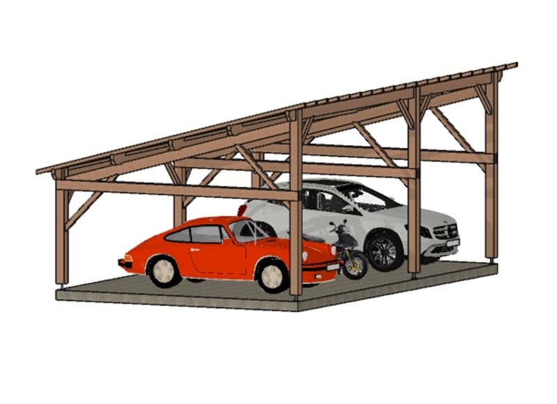 Abri voiture Lille. 900*550cm