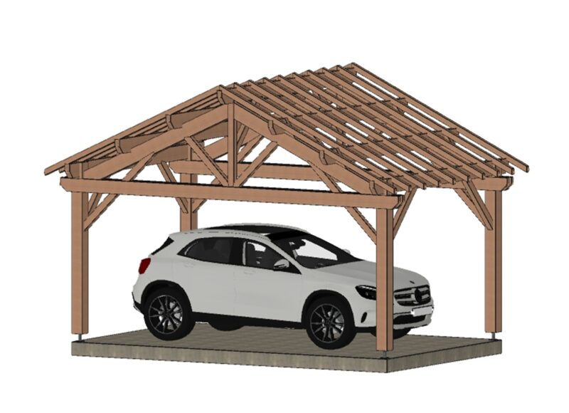 Abri voiture Genève. 350*550cm