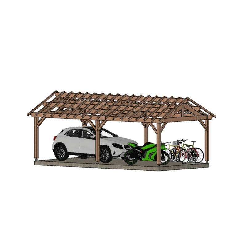 Abri voiture ECO Grenoble. 400*800cm