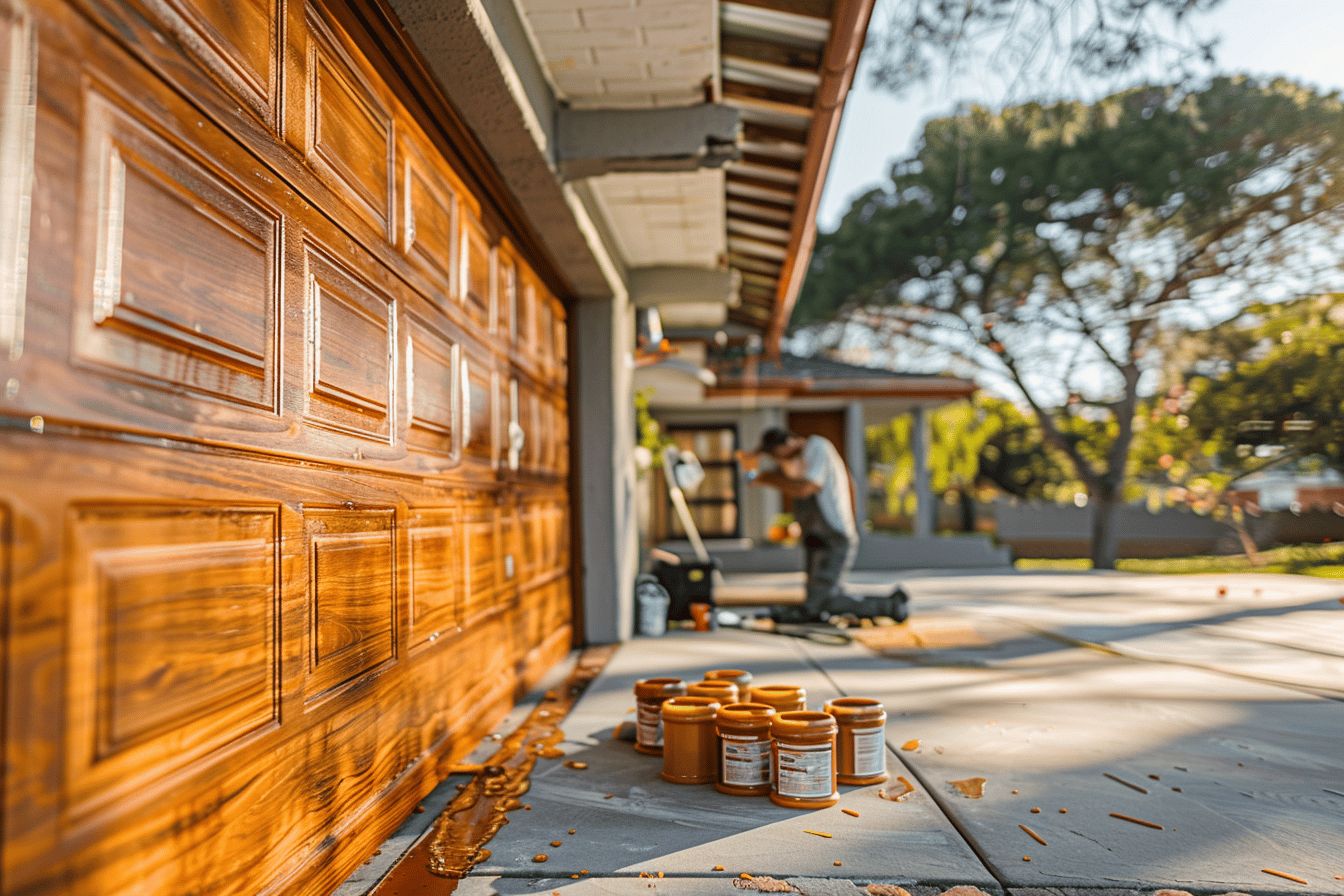 Comment un professionnel assure-t-il une finition impeccable et esthétique pour votre garage en bois ?