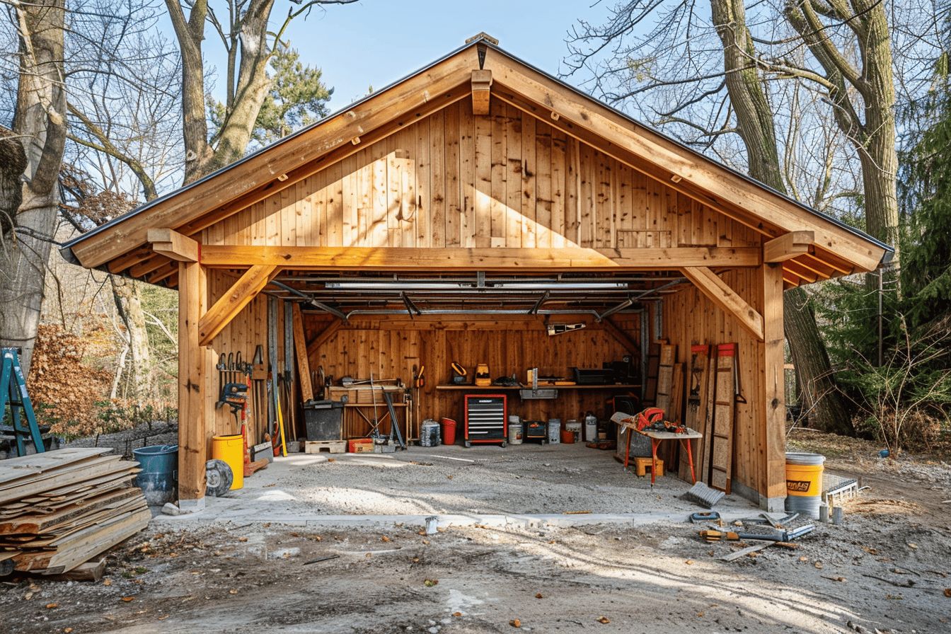Quel est le coût de construction d’un garage en ossature bois ?