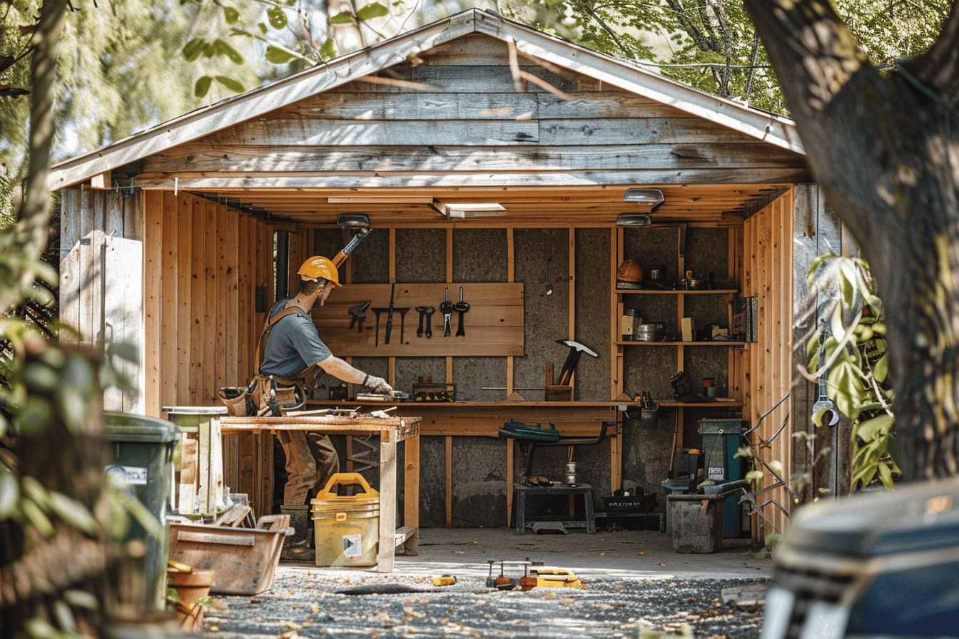 Main-d’œuvre ou auto-construction : quel impact sur le coût d’un garage en ossature bois ?