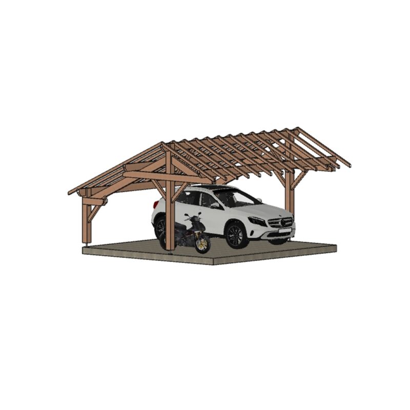 Abri voiture Clermont. 550*520cm